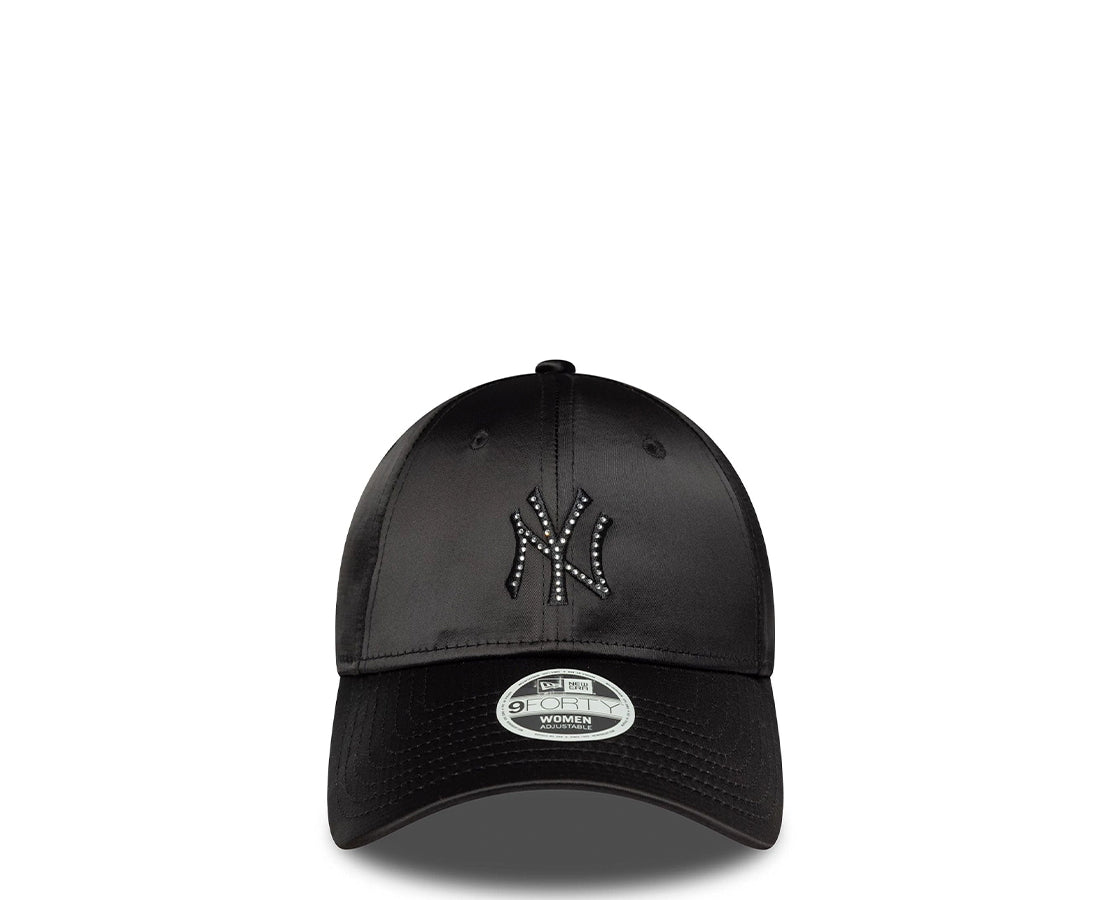 New Era 9Fort Female Satin Rhinestone New York Yankees PR/BRILHO - 60691310E-1212