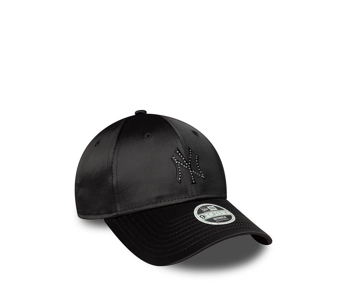 New Era 9Fort Female Satin Rhinestone New York Yankees PR/BRILHO - 60691310E-1212