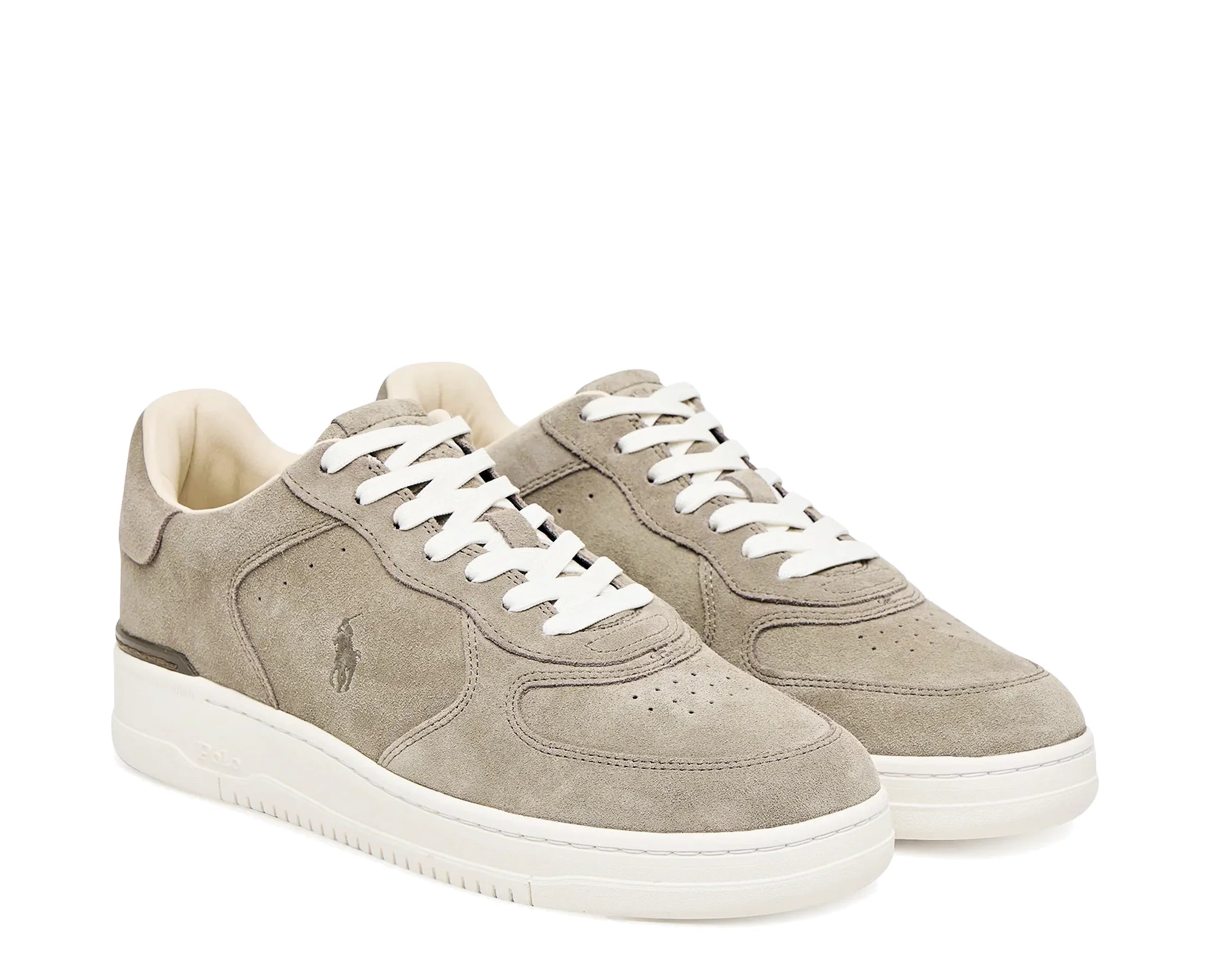 Sapatilhas Ralph Lauren Masters Court Bege — par | 809973704004
