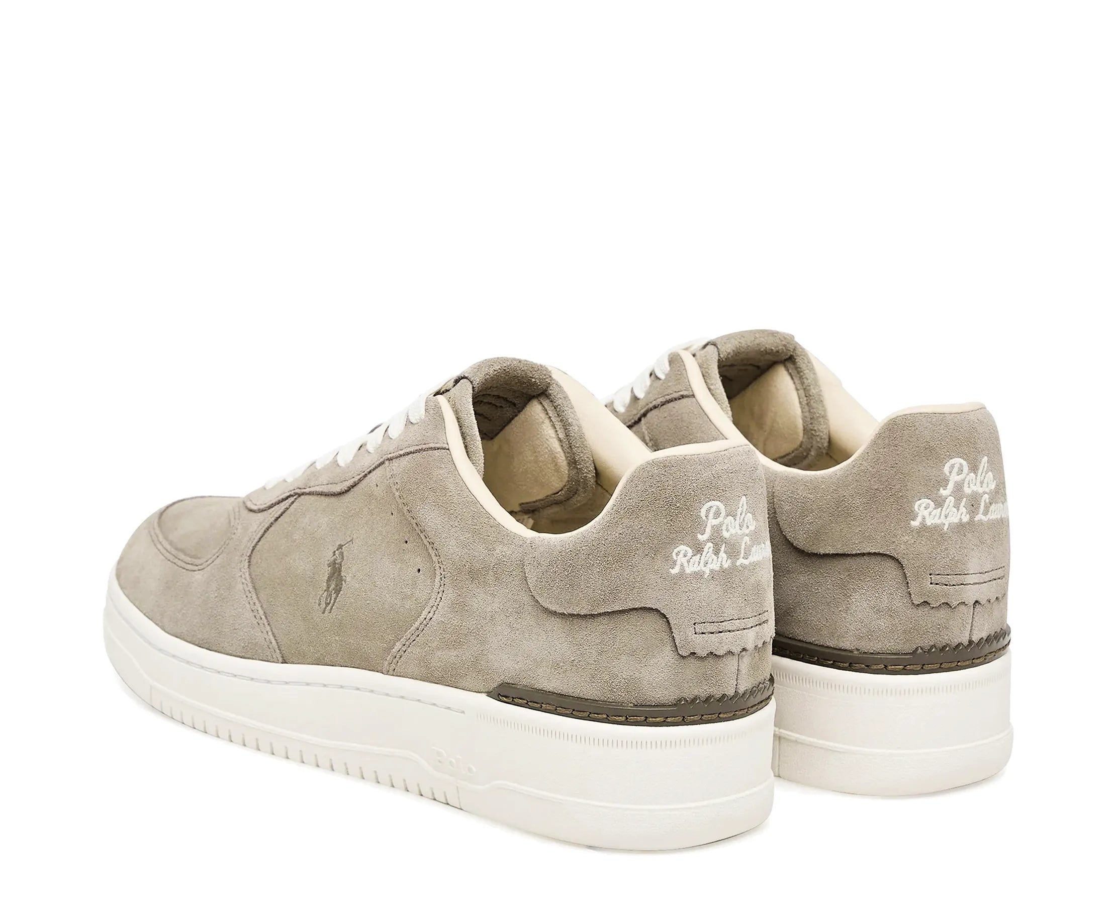 Sapatilhas Ralph Lauren Masters Court Bege — par | 809973704004