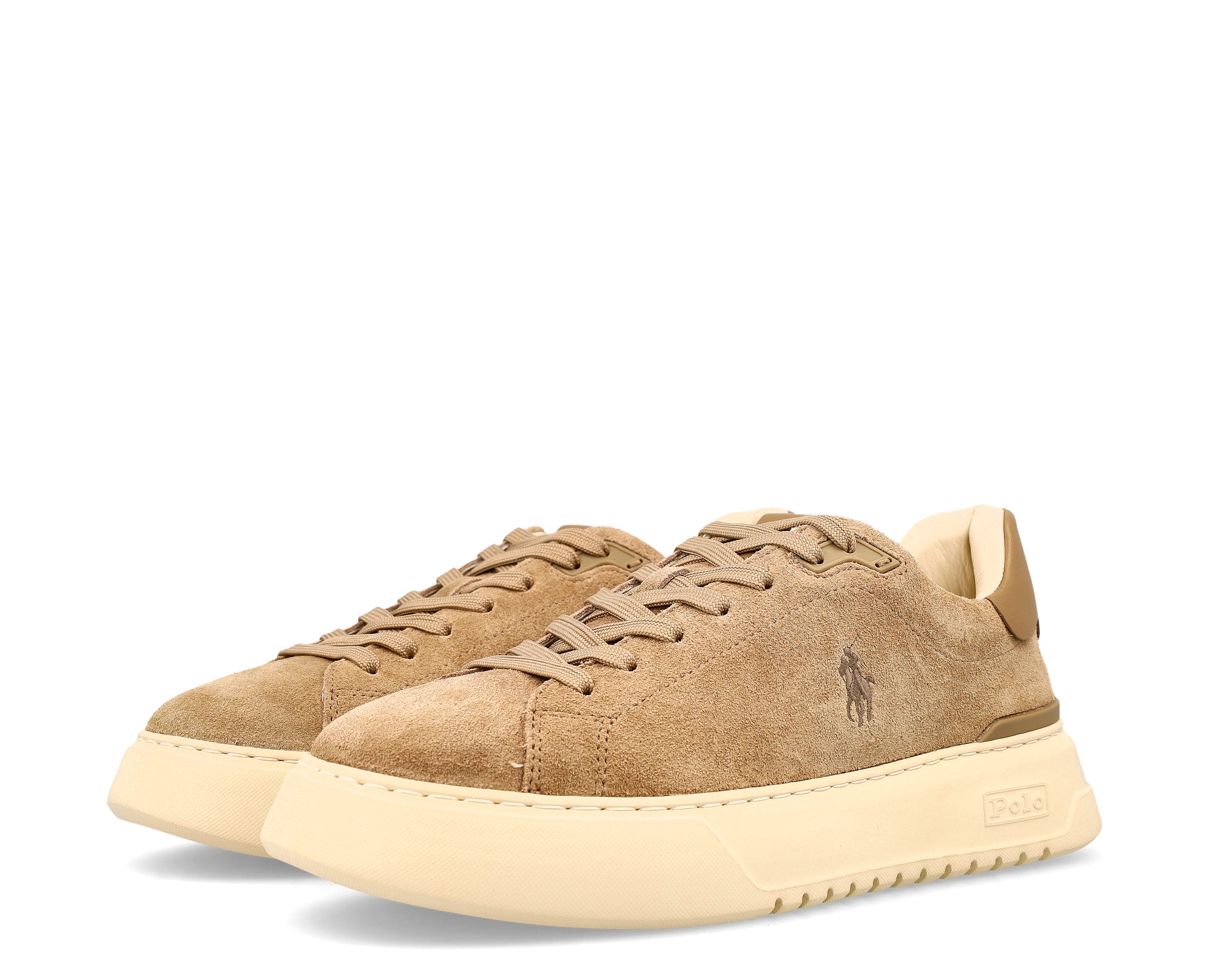 Ralph Lauren RLite Court Suede KHAKI - 809974096001-908