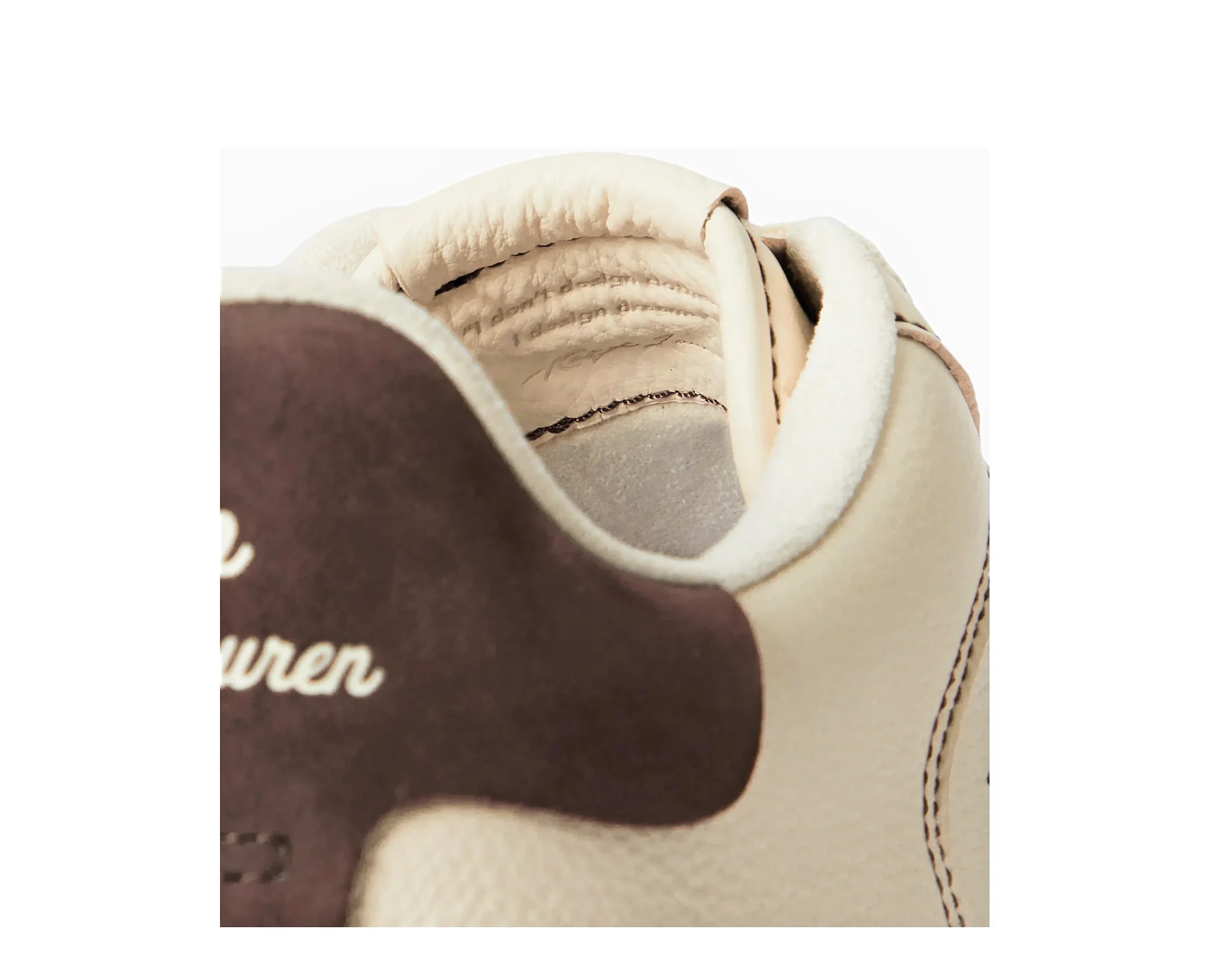 Sapatilhas Ralph Lauren Masters Court Bege — detalhe | 809P15490002