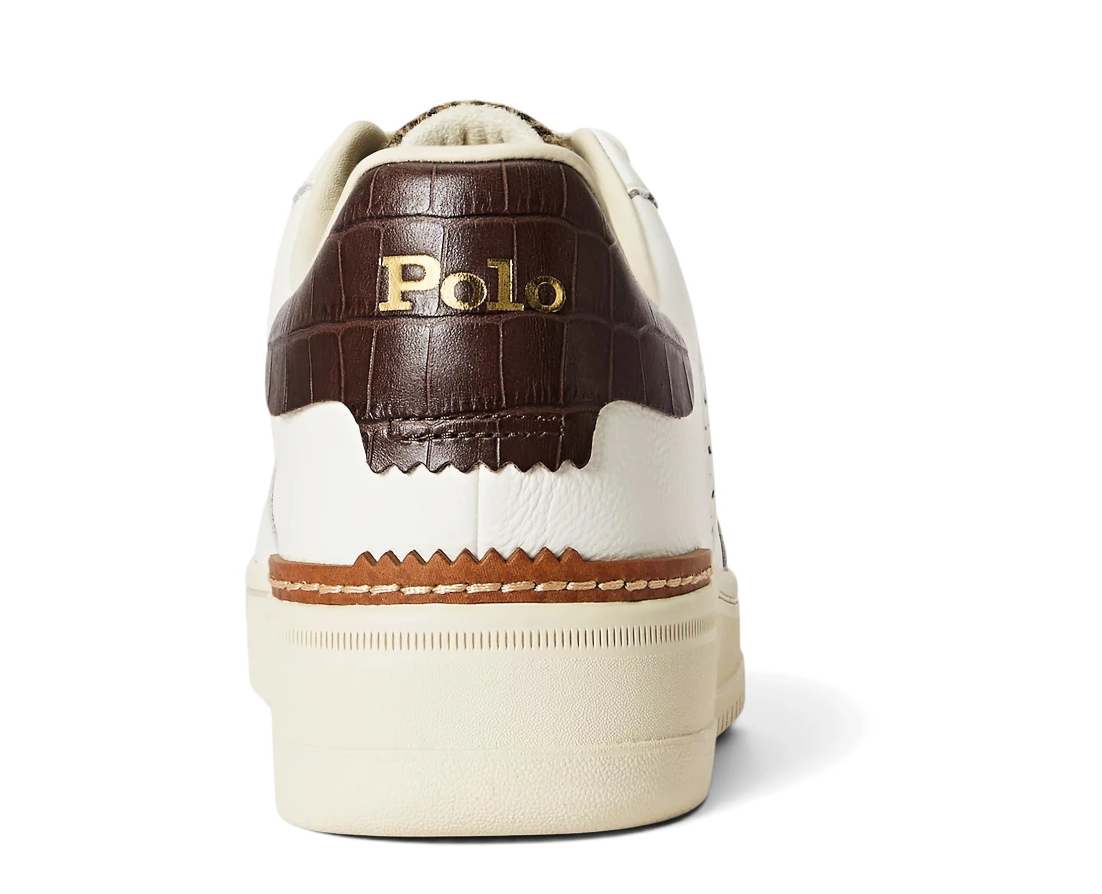 Sapatilhas Ralph Lauren Masters Court Branco — traseira | 809P15528001