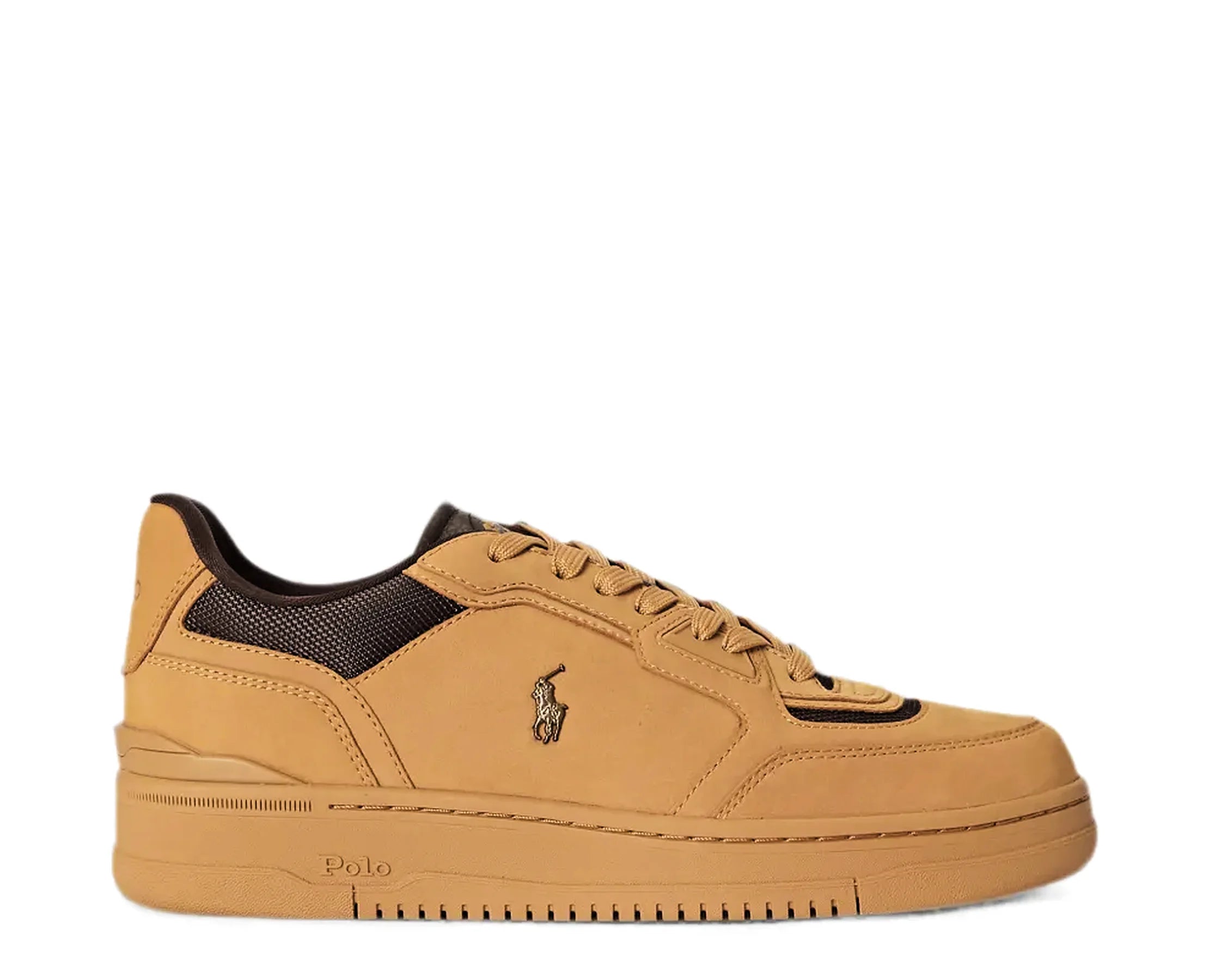 Sapatilhas Ralph Lauren Open Masters PP Camel — perfil exterior | 809P15665003