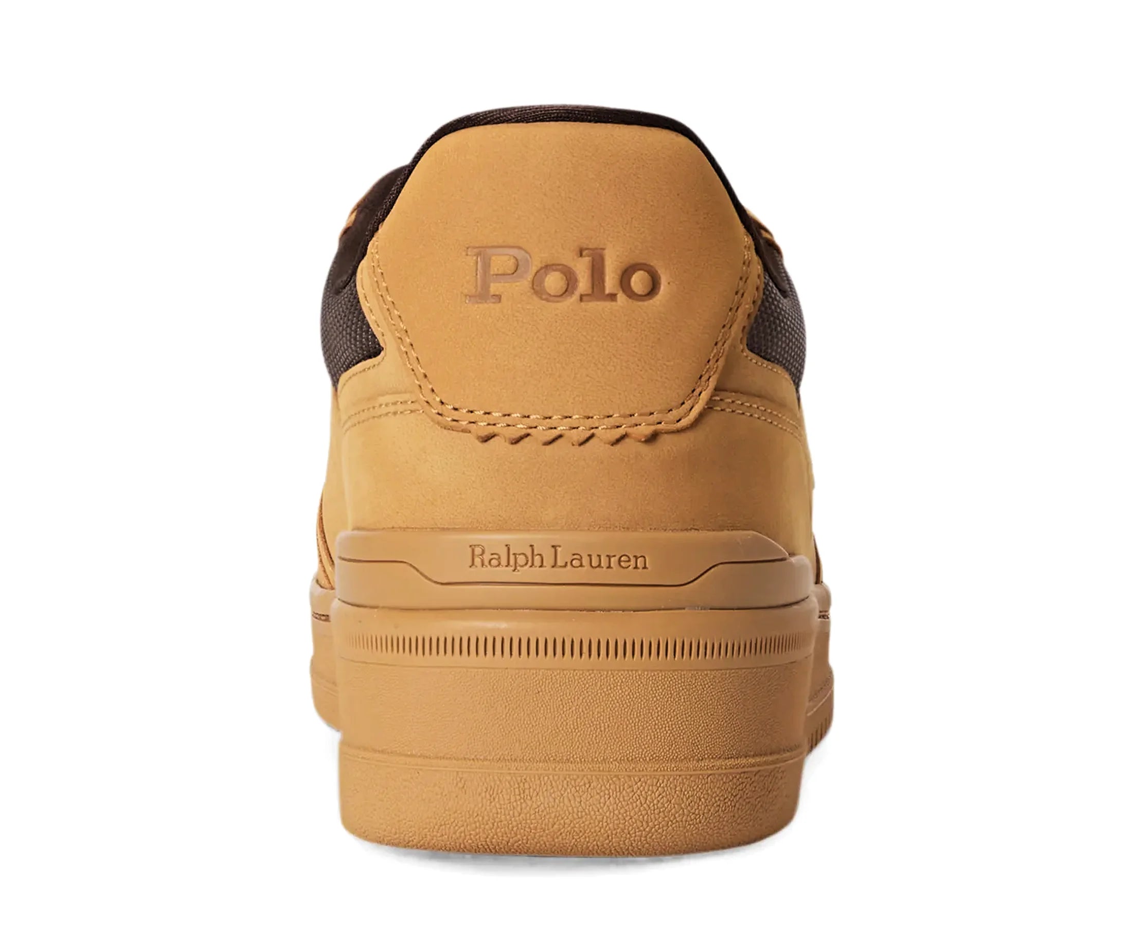Sapatilhas Ralph Lauren Open Masters PP Camel — traseira | 809P15665003