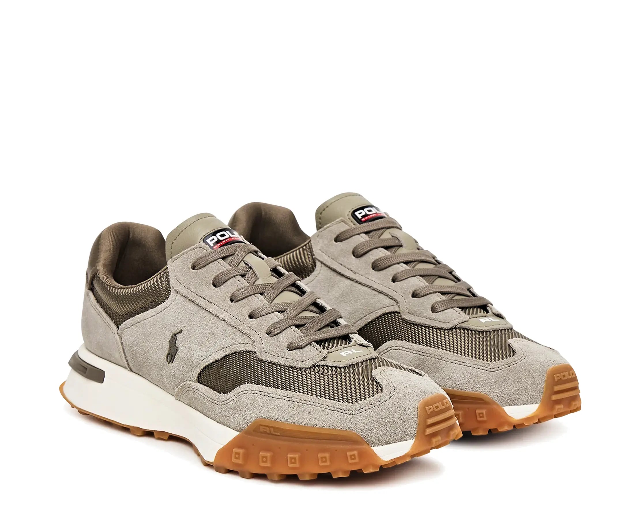 Sapatilhas Ralph Lauren Eldridge Top Lace Cinzento — par | 809P15701003