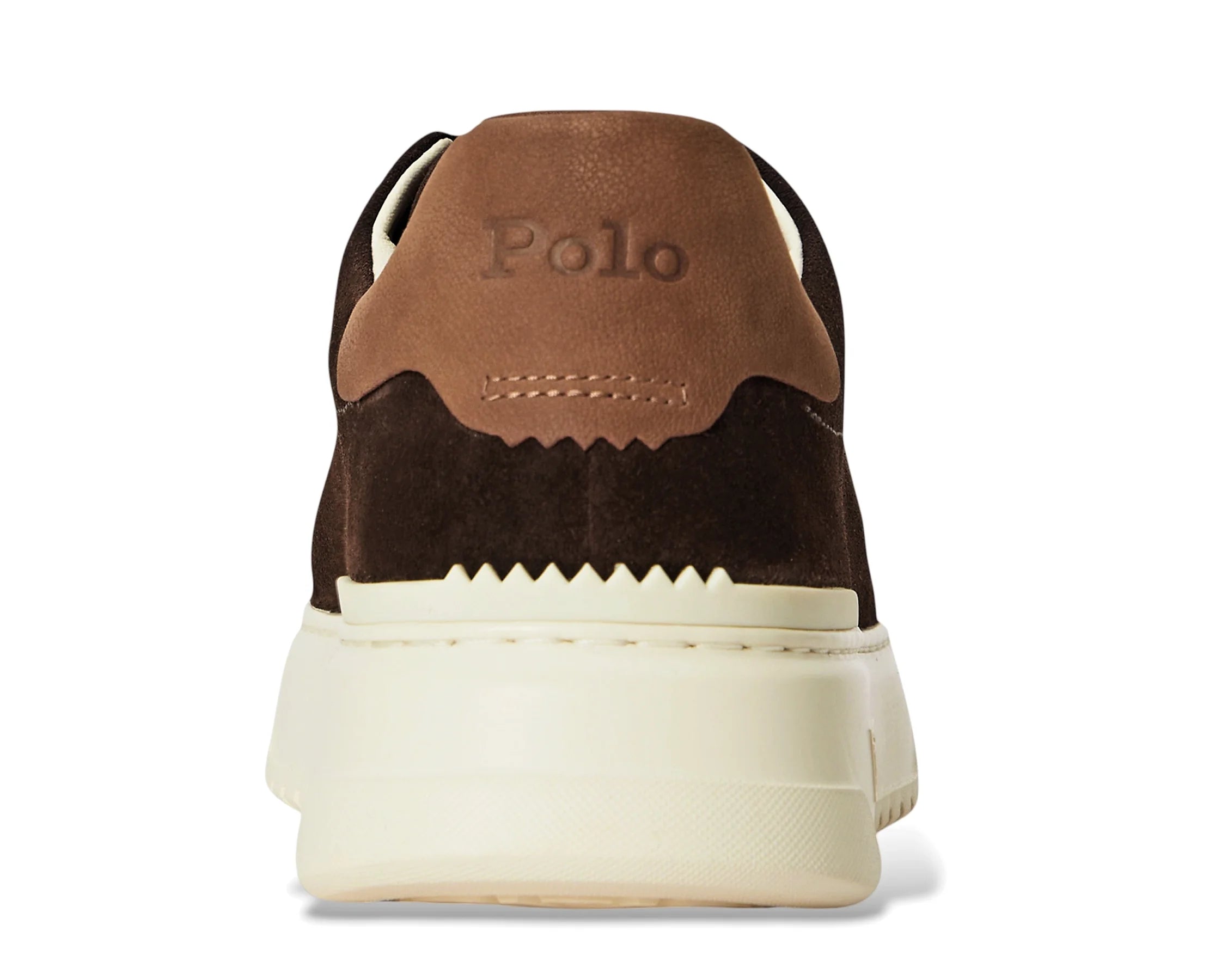 Sapatilhas Ralph Lauren RLite Court Castanho — traseira | 809P15729001