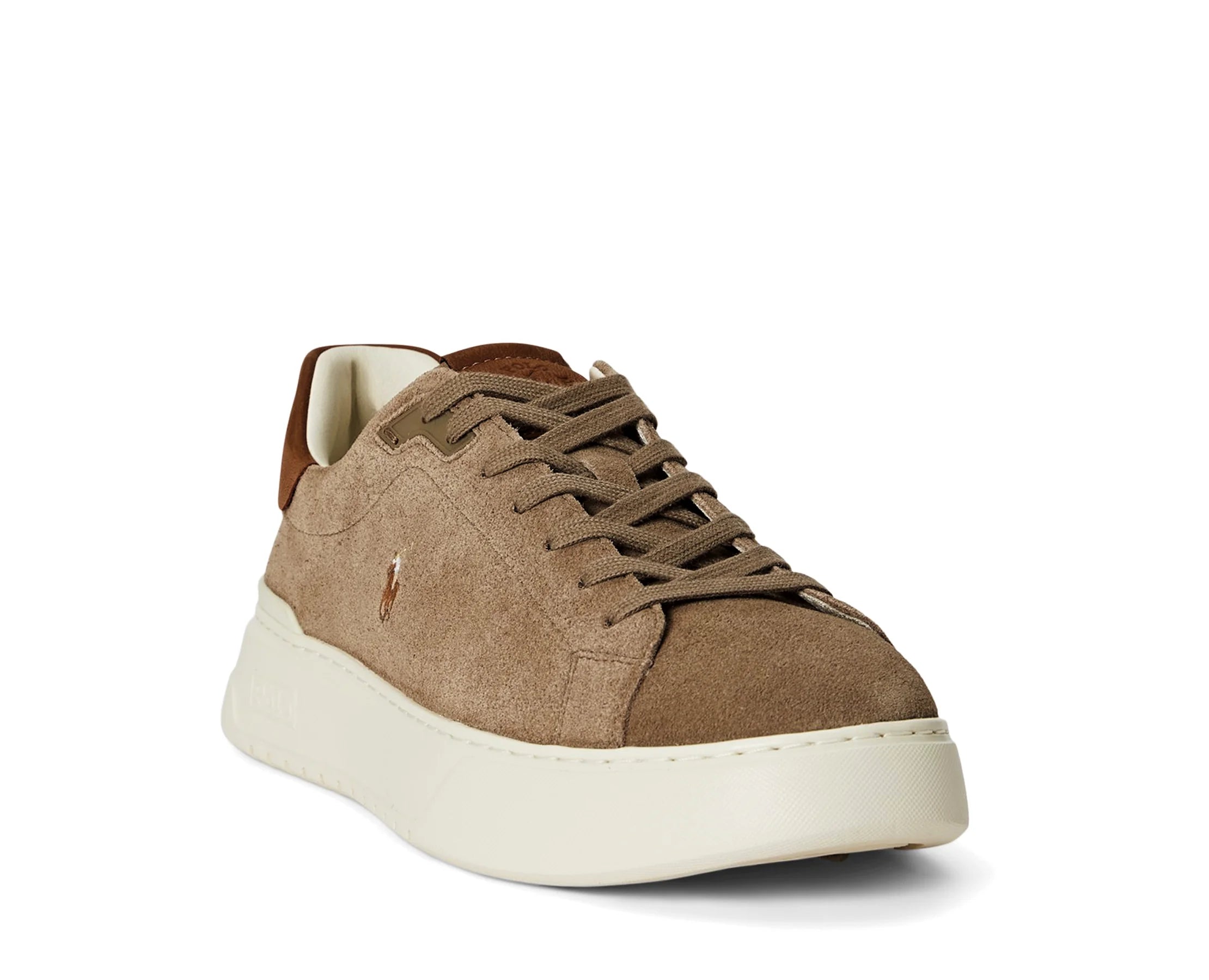 Sapatilhas Ralph Lauren RLite Court Castanho — frente | 809P15729002