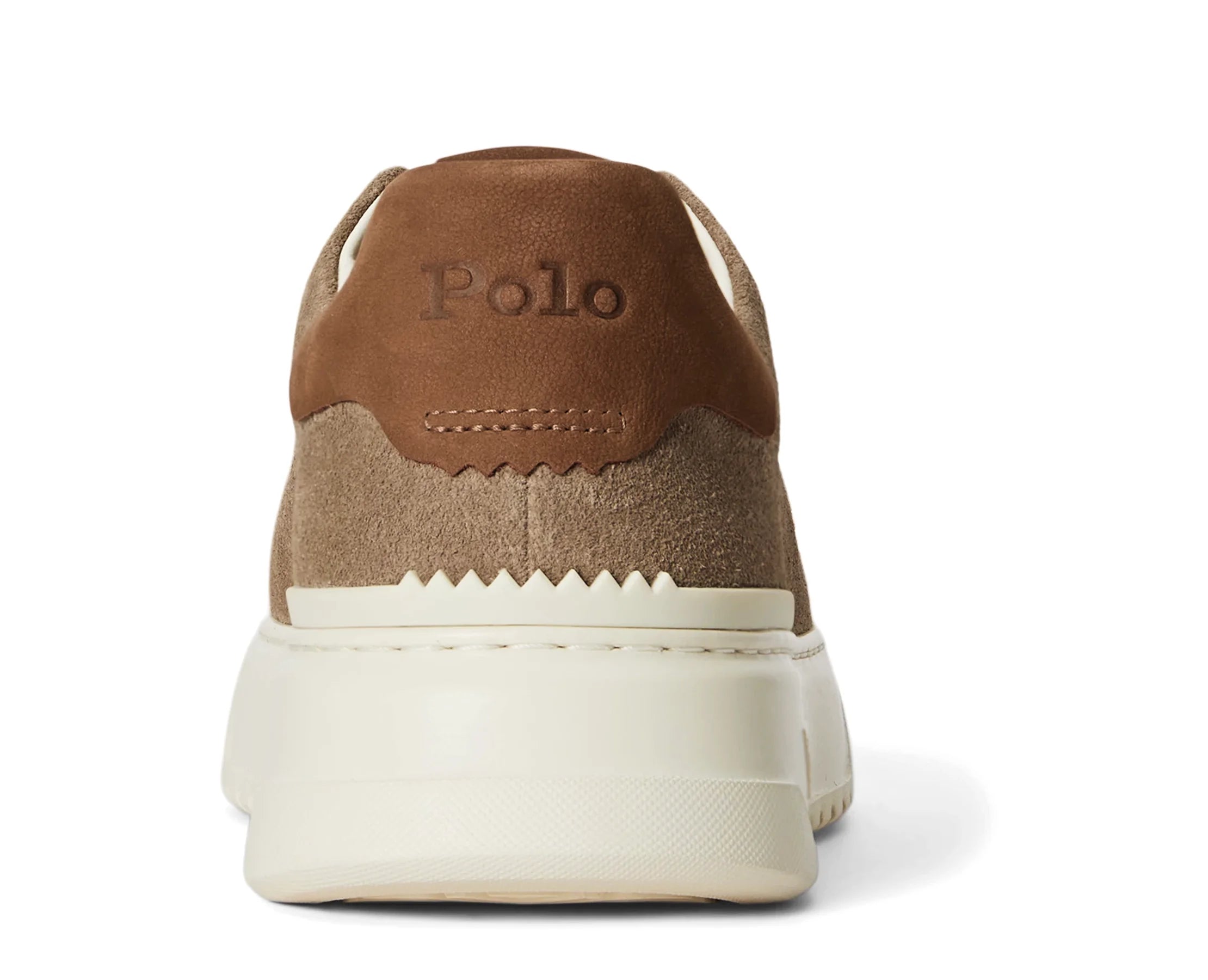 Sapatilhas Ralph Lauren RLite Court Castanho — traseira | 809P15729002