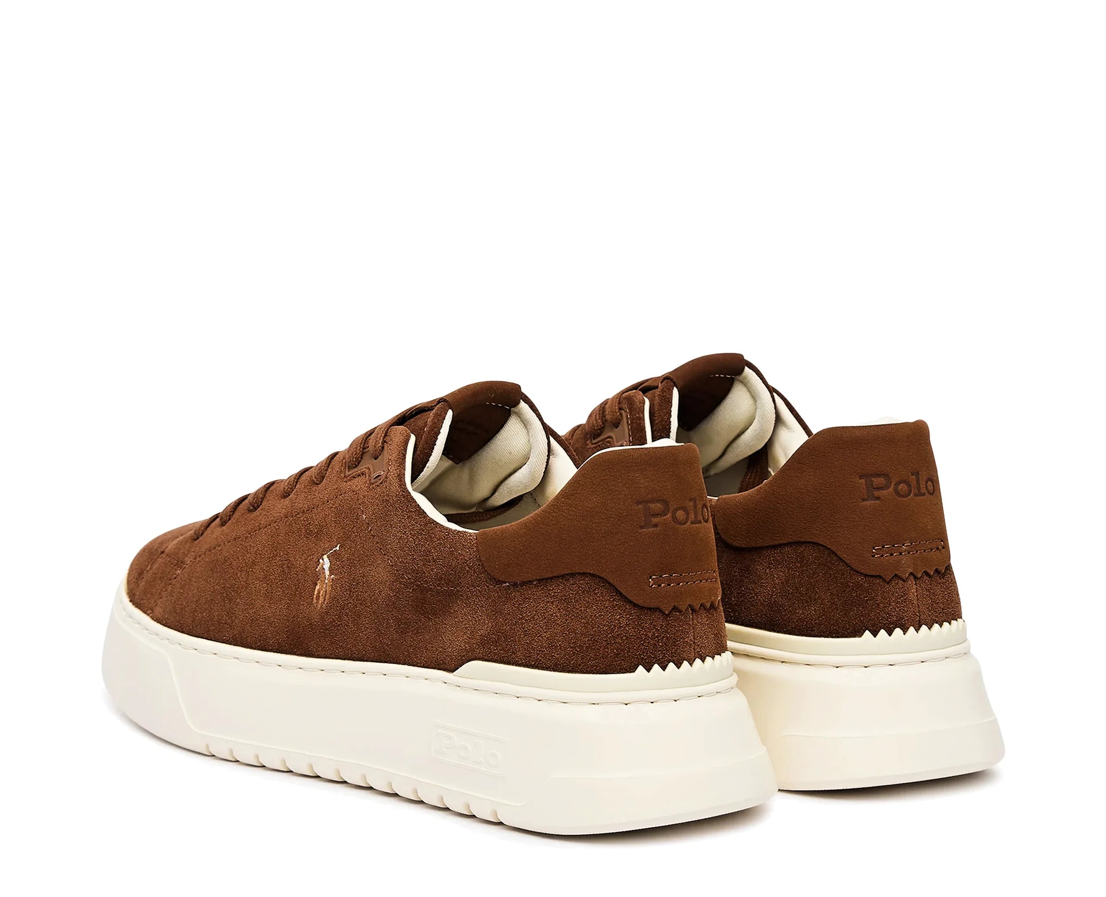 Sapatilhas Ralph Lauren RLite Court Camel — traseira | 809P15729003