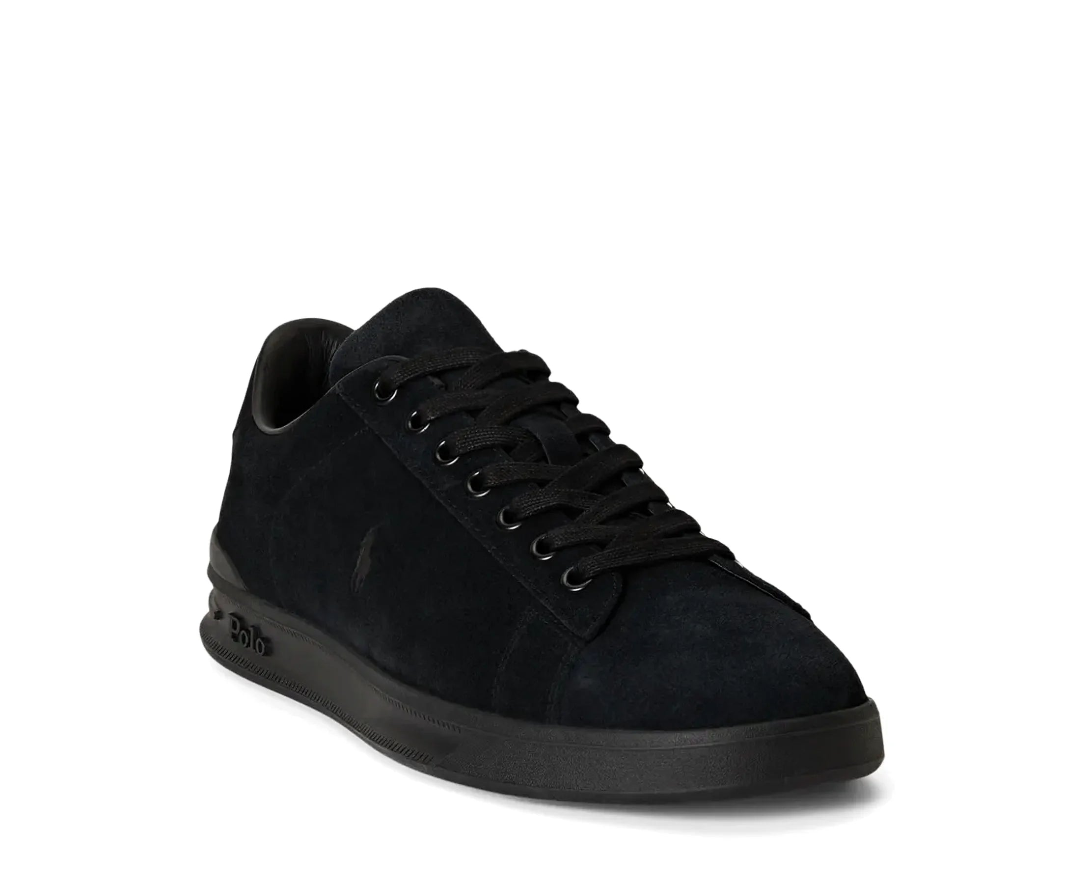 Sapatilhas Ralph Lauren Heritage Court III Preto — perfil exterior | 809P15744004