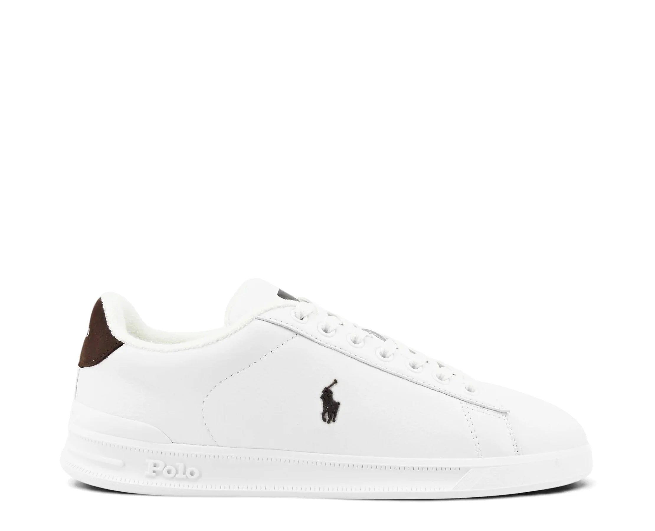 Sapatilhas Ralph Lauren Heritage Court III Branco — perfil exterior | 809P15745003
