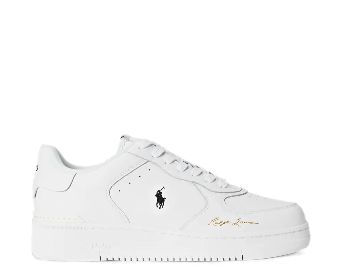 Sapatilhas Ralph Lauren Masters Court Branco — perfil exterior | 809P17938001