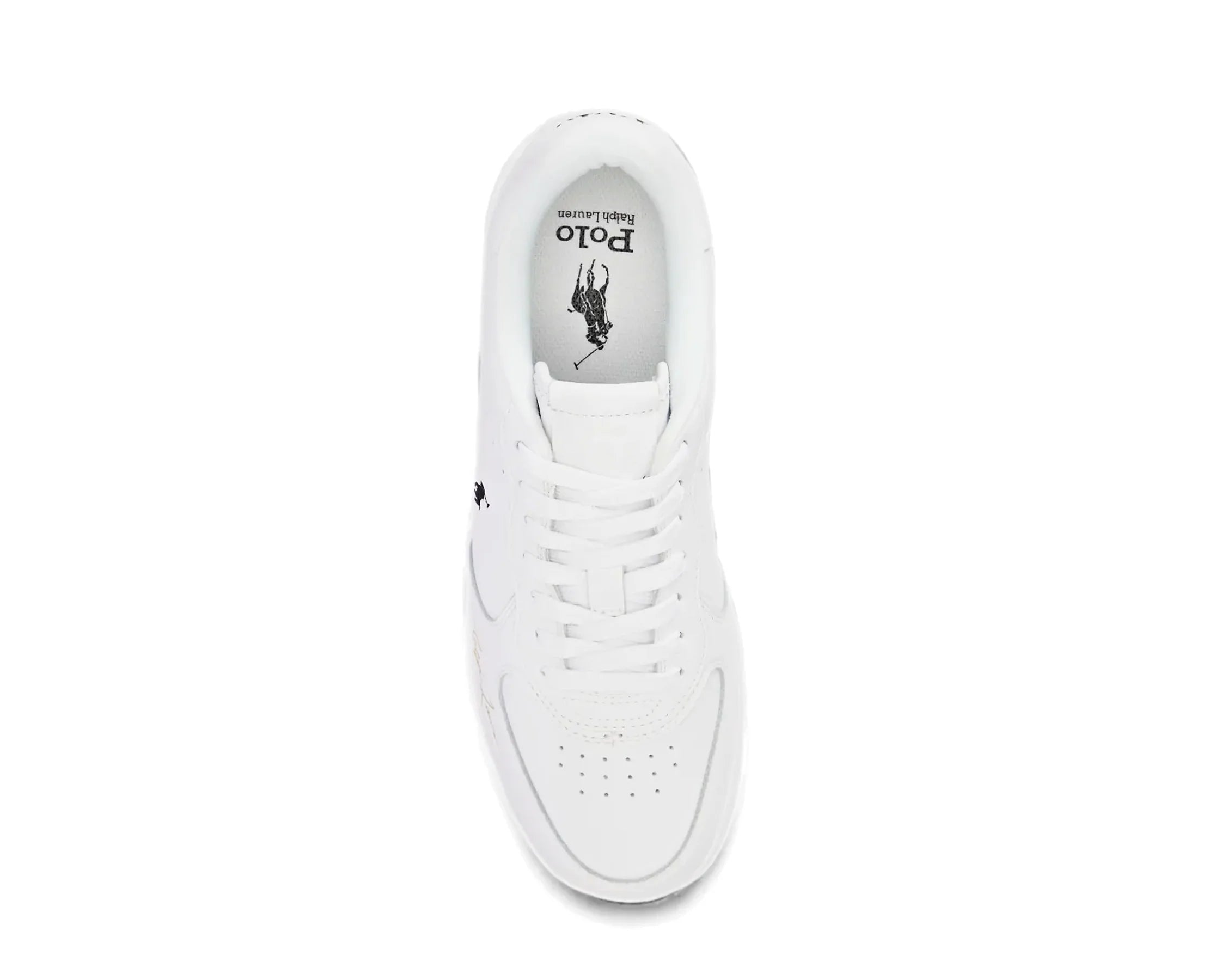 Sapatilhas Ralph Lauren Masters Court Branco — vista de topo | 809P17938001