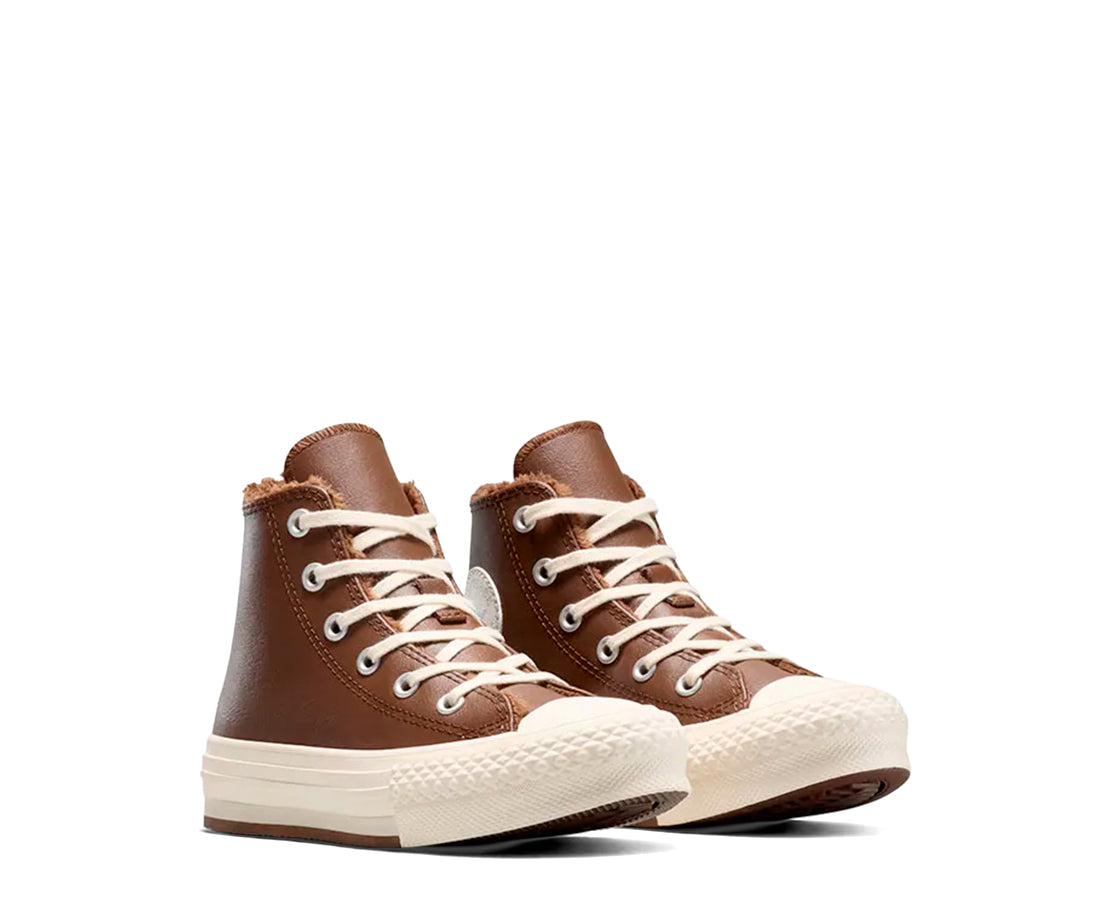 Converse Chuck Taylor All Star Eva Lift Fuzzy-Lining Platform Hi Leather CAST/BJ - A16431C-140