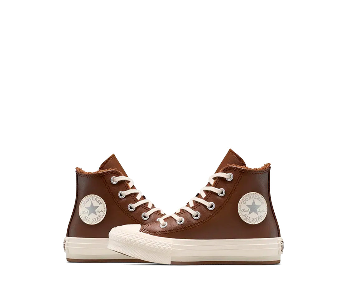 Converse Chuck Taylor All Star Eva Lift Fuzzy-Lining Platform Hi Leather CAST/BJ - A16431C-140