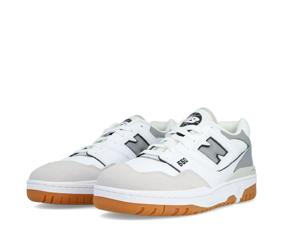 New Balance 550 White Slate Gray BR/CZ - BB550ESC-105