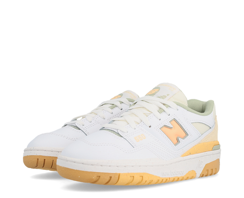 New Balance 550 White Peach Blossom BR/LAR/VD - GSB550EB-1090