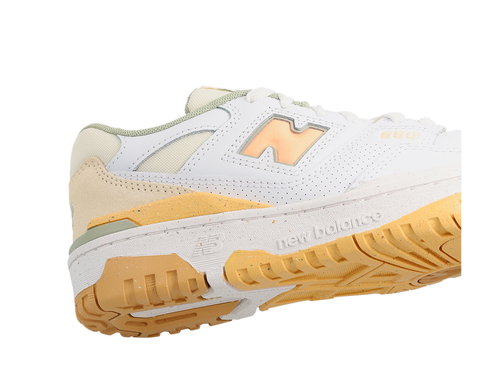 New Balance 550 White Peach Blossom BR/LAR/VD - GSB550EB-1090
