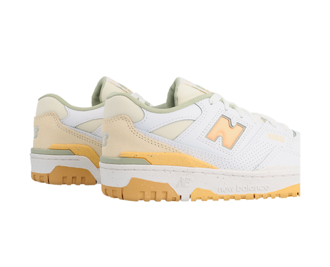 New Balance 550 White Peach Blossom BR/LAR/VD - GSB550EB-1090
