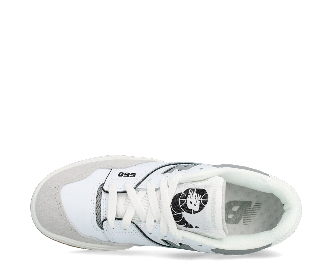 New Balance 550 White / Gray BR/CZ - GSB550SF-105