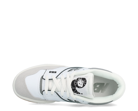 New Balance 550 White / Gray BR/CZ - GSB550SF-105