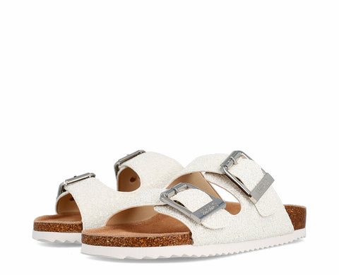 Colors of California Sandal Glittered BR/GLITTER - HC_BIO35N_WHI-1097