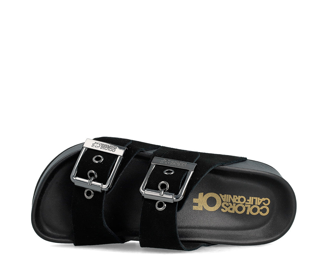 Colors of California Wedge Sandal PR - HC_DUNE02_BLA-240