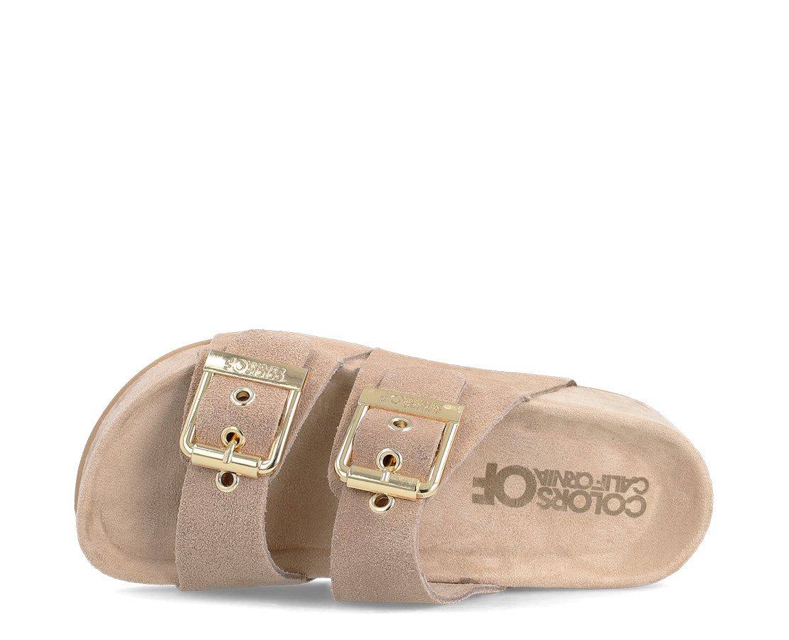 Colors of California Wedge Sandal BJ/DOUR - HC_DUNE02_MUD-84