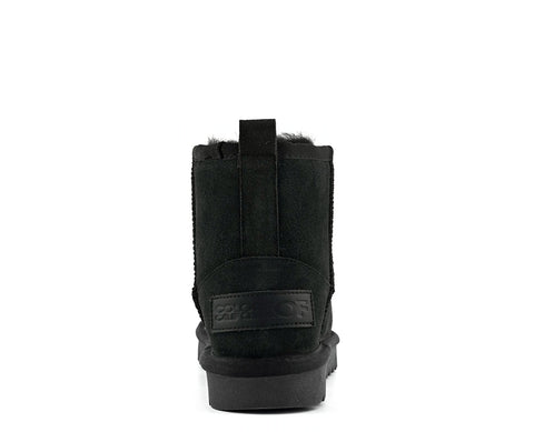 Colors of California Suede Sheepskin Boot Black PR - HC_SHEAR01_BLA-240