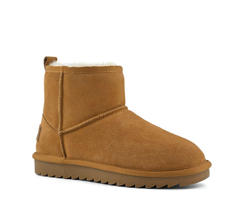 Colors of California Suede Sheepskin BootTan CAMEL - HC_SHEAR01_TAN-134