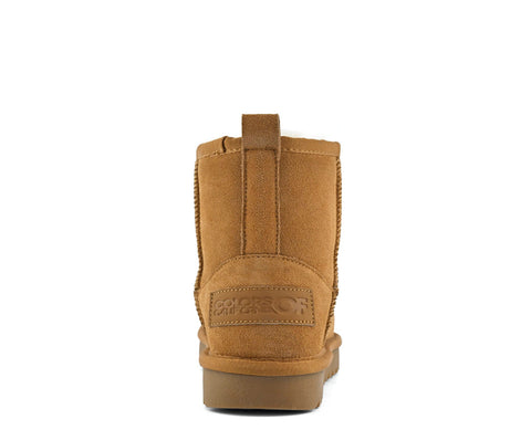 Colors of California Suede Sheepskin BootTan CAMEL - HC_SHEAR01_TAN-134