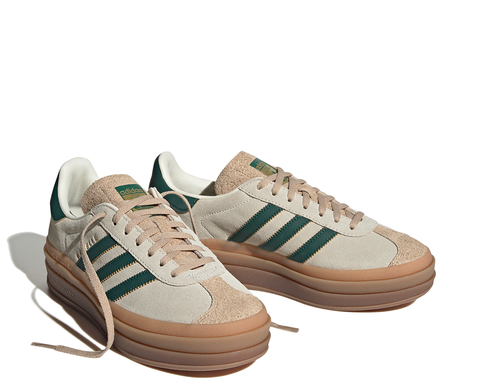 Adidas Gazelle Bold Magic Beige Collegiate Green BJ/VD - ID7056-88
