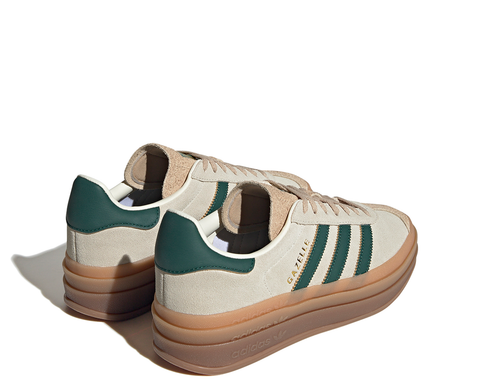 Adidas Gazelle Bold Magic Beige Collegiate Green BJ/VD - ID7056-88