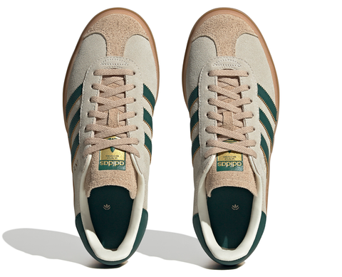 Adidas Gazelle Bold Magic Beige Collegiate Green BJ/VD - ID7056-88