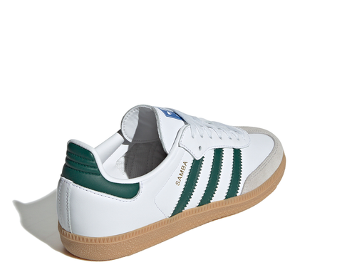 Adidas Samba OG Cloud White Collegiate Green Gum BR/VD - IE1331-124