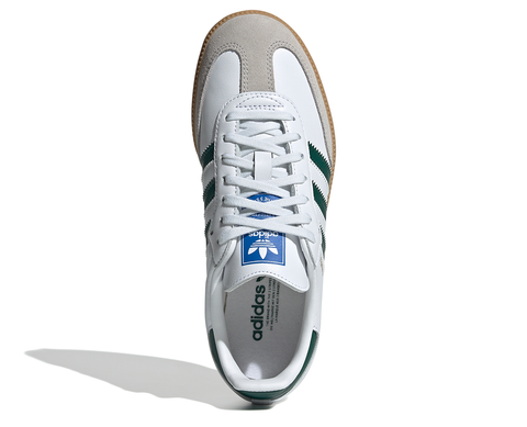 Adidas Samba OG Cloud White Collegiate Green Gum BR/VD - IE1331-124