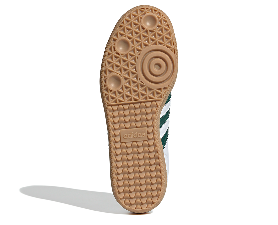 Adidas Samba OG Cloud White Collegiate Green Gum BR/VD - IE1331-124