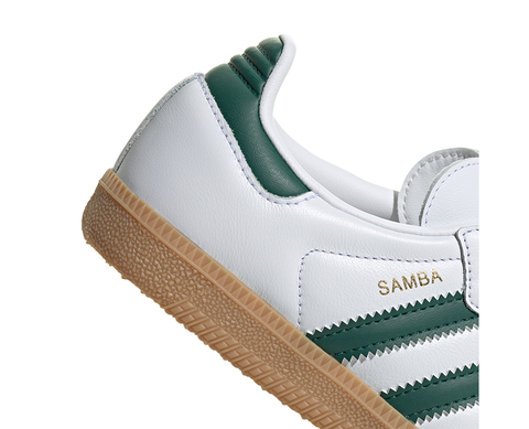 Adidas Samba OG Cloud White Collegiate Green Gum BR/VD - IE1331-124