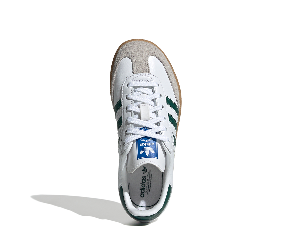 Adidas Samba OG Cloud White / Collegiate Green / Gum BR/VD - IE1334-124