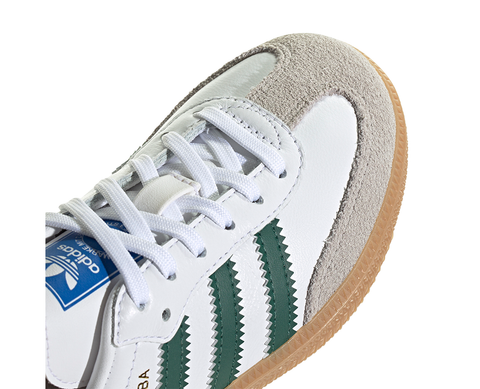 Adidas Samba OG Cloud White / Collegiate Green / Gum BR/VD - IE1334-124
