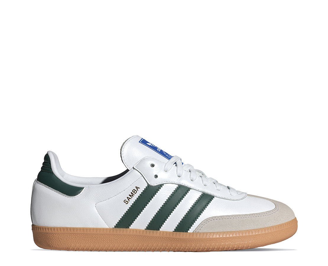 Adidas Samba OG Cloud White / Collegiate Green / Gum BR/VD - IE3437-124