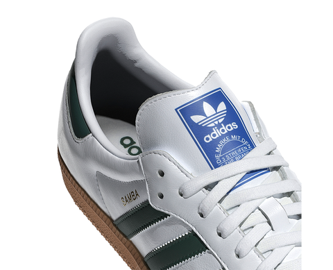 Adidas Samba OG Cloud White / Collegiate Green / Gum BR/VD - IE3437-124