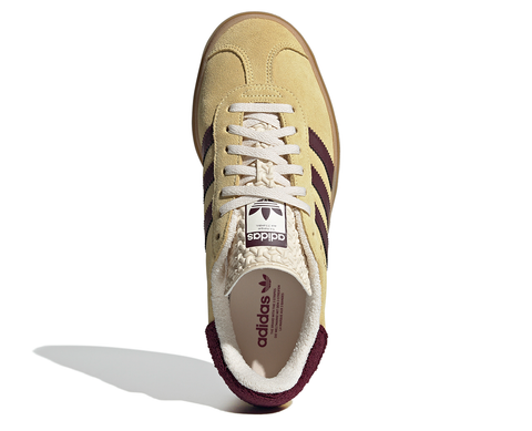 Adidas Gazelle Bold Almost Yellow / Maroon AM/CAST - IF5937-447