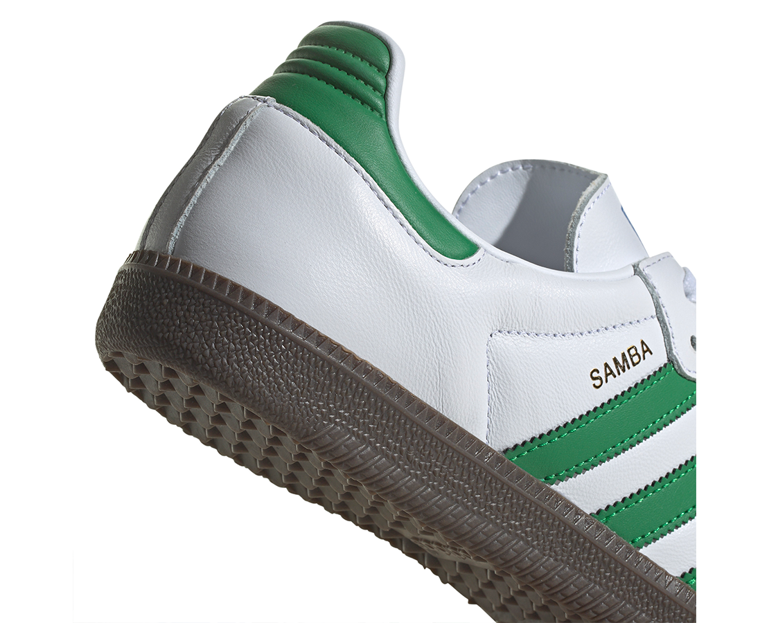 Adidas Samba OG Cloud White Green BR/VD - IG1024-124