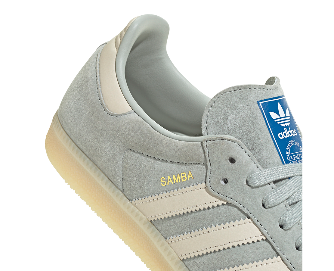 Adidas Samba OG Wonder Silver / Chalk White CZ - IG6177-158