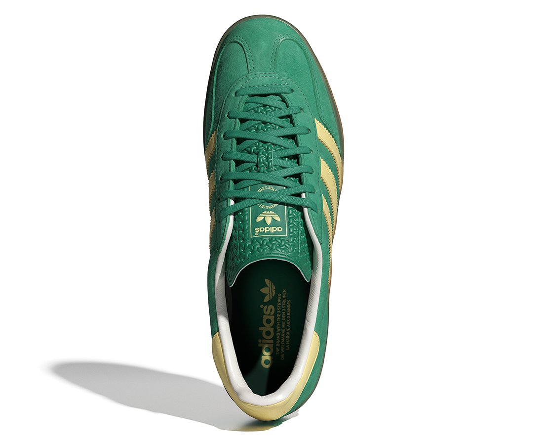 Adidas Gazelle Indoor Semi Court Green / Almost Yellow / Gum VD/AM - IH7500-309