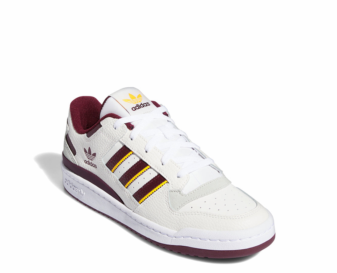 Adidas Forum Low CL Core WhiteTeam Maroon 2 BR/BORD - IH7907-784