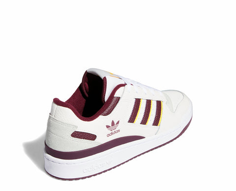 Adidas Forum Low CL Core WhiteTeam Maroon 2 BR/BORD - IH7907-784