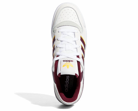 Adidas Forum Low CL Core WhiteTeam Maroon 2 BR/BORD - IH7907-784
